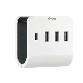 Chargeur mural Simon CL610304 Blanc/Noir de Simon, Chargeurs - Réf : S0457815, Prix : 15,65 €, Remise : %