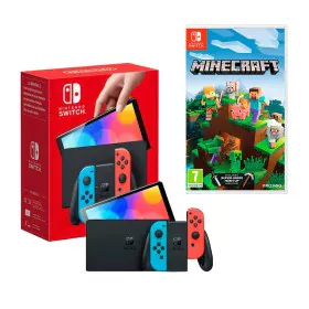 Nintendo Switch OLED Nintendo AZ/RJ + MINECRAFT de Nintendo, Consolas - Ref: S0458280, Precio: 401,59 €, Descuento: %