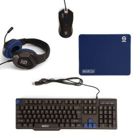 Pack Gaming Sparco SPGAMEKITESP Qwerty Español de Sparco, Accesorios - Ref: S0458711, Precio: 36,81 €, Descuento: %