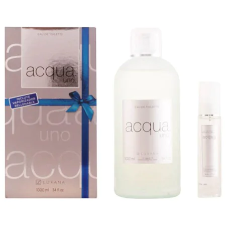 Set de Perfume Mujer Acqua Uno Luxana (2 pcs) de Luxana, Sets - Ref: S0508676, Precio: 32,78 €, Descuento: %