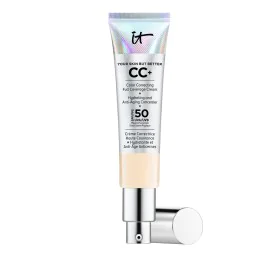 Base de Maquillage Crémeuse It Cosmetics Your Skin But Better Fair Spf 50 32 ml de It Cosmetics, Fonds de teint - Réf : S0509...