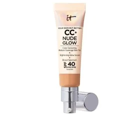 Base de Maquilhagem Cremosa It Cosmetics CC+ Nude Glow neutral tan Spf 40 32 ml de It Cosmetics, Bases - Ref: S05099903, Preç...