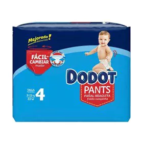 Disposable nappies Dodot Dodot Pants 9-15 kg 33 Units by Dodot, Nappies - Ref: S05100786, Price: 18,16 €, Discount: %