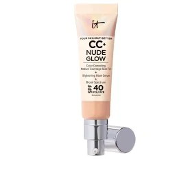 Base de Maquillage Crémeuse It Cosmetics CC+ Nude Glow neutral medium Spf 40 32 ml de It Cosmetics, Fonds de teint - Réf : S0...