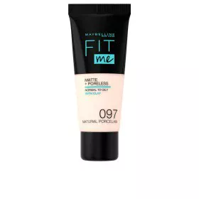 Base de Maquilhagem Fluida Maybelline Fit Me! Nº 97 Natural porcelain 30 ml de Maybelline, Bases - Ref: S05101301, Preço: 8,2...