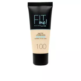 Base de Maquillaje Fluida Maybelline Fit Me! Nº 100 Warm ivory 30 ml de Maybelline, Bases - Ref: S05101302, Precio: 8,20 €, D...