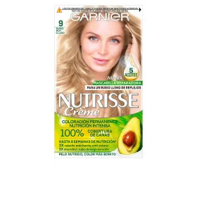 Tintura Permanente in Crema Garnier Nutrisse Nº 9.0-rubio muy claro (3 Unità) di Garnier, Colore permanente - Rif: S05101443,...