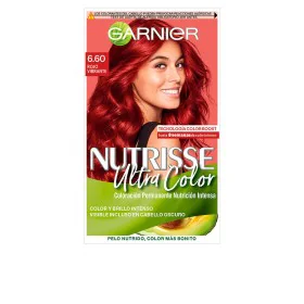 Tinta Permanente Garnier Nutrisse Nº 6.60 Vermelho Intenso de Garnier, Coloração permanente - Ref: S05101444, Preço: 7,61 €, ...