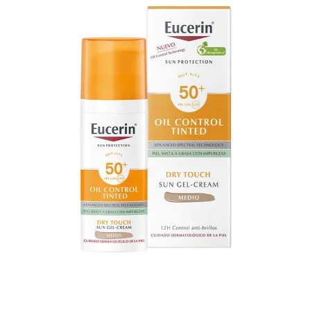 Sun Block Eucerin Dry Touch Medium SPF 50+ (50 ml) by Eucerin, Sun filters - Ref: S05101535, Price: 17,42 €, Discount: %