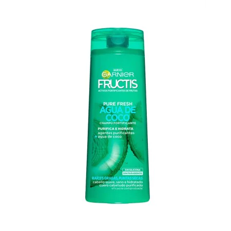 Champô Fortificante Garnier Fructis Pure Fresh Água de coco 300 ml de Garnier, Champôs - Ref: S05101813, Preço: 5,61 €, Desco...