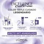 Coloración Permanente en Crema L'Oreal Make Up Excellence 8,11 Rubio Claro Ceniza 192 ml de L'Oreal Make Up, Coloración perma...