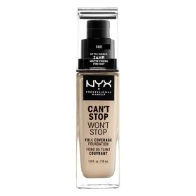 Crème Make-up Base NYX Can't Stop Won't Stop Fair (30 ml) by NYX, Foundations - Ref: S05102210, Price: 17,71 €, Discount: %