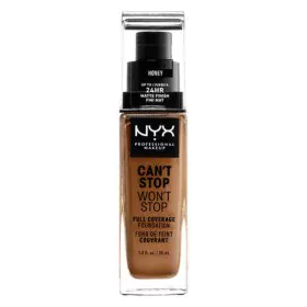 Base de Maquilhagem Cremosa NYX Can't Stop Won't Stop honey (30 ml) de NYX, Bases - Ref: S05102211, Preço: 17,68 €, Desconto: %