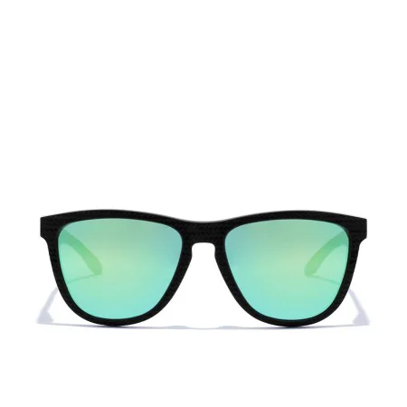 Lunettes de soleil polarisées Hawkers One Raw Carbon Fiber Noir Vert émeraude (Ø 55,7 mm) de Hawkers, Lunettes et accessoires...