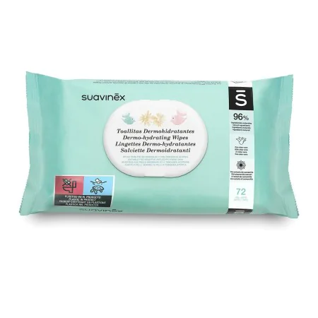 Lingettes pour bébé avec crème Suavinex Toallitas (72 Unités) de Suavinex, Lingettes nettoyantes - Réf : S05104969, Prix : 5,...