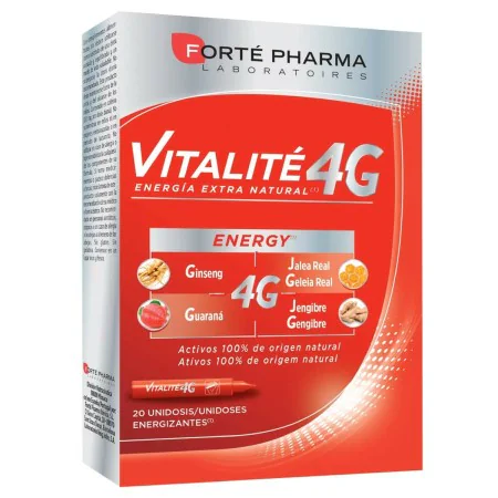 Multi-vitamines Forté Pharma VItalité 4G 20 Unités de Forté Pharma, Multi-vitamines - Réf : S05105261, Prix : 23,82 €, Remise...