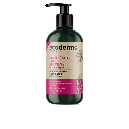 Glättendes Shampoo Ecoderma Keratin 500 ml von Ecoderma, Shampoos - Ref: S05105695, Preis: 7,95 €, Rabatt: %