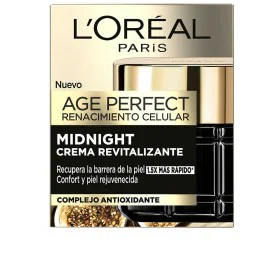 Anti-Aging Nachtcreme L'Oreal Make Up Age Perfect Revitalisierende 50 ml von L'Oreal Make Up, Feuchtigkeitscremes - Ref: S051...