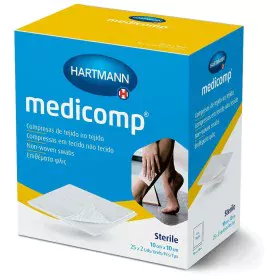 Sterilized Gauze Hartmann Medicomp 10 x 20 cm 50 Units by Hartmann, Plaster casts, bandages, and bandaging supplies - Ref: S0...