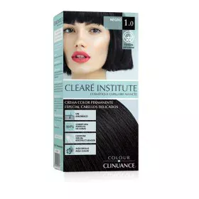 Tintura Permanente in Crema Clearé Institute Colour Clinuance Nº 1.0-negro di Clearé Institute, Colore permanente - Rif: S051...