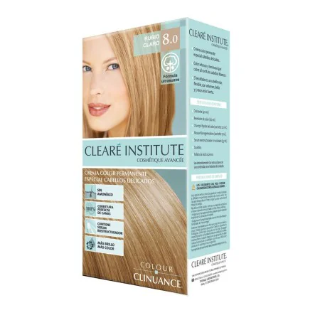 Coloração Permanente em Creme Clearé Institute Colour Clinuance Nº 8.0-rubio claro de Clearé Institute, Coloração permanente ...