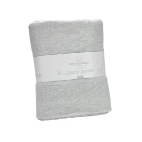 Coperta Alexandra House Living Lares Grigio Perla 125 x 180 cm di Alexandra House Living, Coperte e copriletti - Rif: D160206...