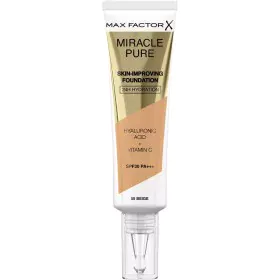 Base de Maquillaje Fluida Max Factor Miracle Pure 55-beige SPF 30 (30 ml) de Max Factor, Bases - Ref: S05106929, Precio: 12,4...