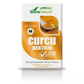 Complemento Alimenticio Soria Natural Curcu Dextrin 28 Unidades de Soria Natural, Combinación de multivitaminas y minerales -...