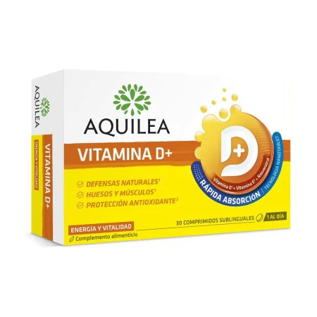 Complemento Alimenticio Aquilea Vitamina D 30 unidades de Aquilea, Combinación de multivitaminas y minerales - Ref: S05108500...