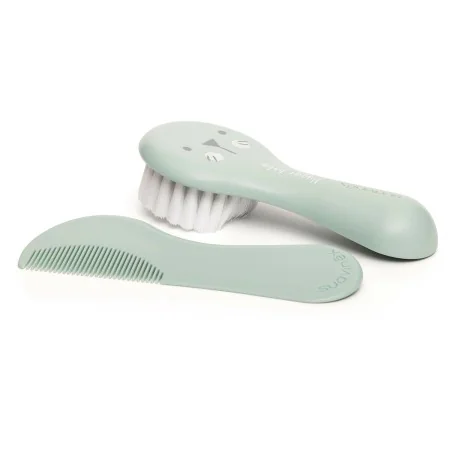 Set of combs/brushes Suavinex Hygge Baby Green 2 Units (2 Pieces) by Suavinex, Brushes & Combs - Ref: S05108520, Price: 10,37...