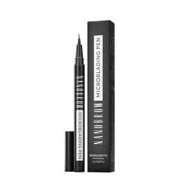 Lápis para Sobrancelhas Nanobrow Microblading Pen Dark Brown 1 ml de Nanobrow, Cores para sobrancelhas - Ref: S05109341, Preç...