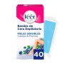 Bandes Épilatoire Corporelles Veet Pure Peau sensible Corps Jambes (40 Unités) de Veet, Épilation à la cire - Réf : S05109455...