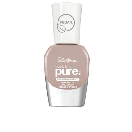 vernis à ongles Sally Hansen Good.Kind.Pure Semi-mat Nº 050-roasted chestnut (10 ml) de Sally Hansen, Vernis à ongles - Réf :...