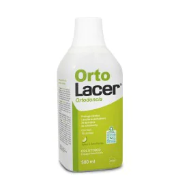 Mundspülung Lacer Ortolacer Kieferorthopädische Versorgung Neongrün 500 ml von Lacer, Mundwasser, -sprays & -spülungen - Ref:...