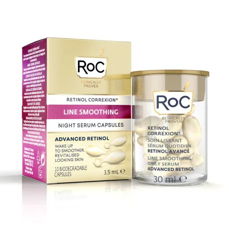 Night Serum Roc Line Smoothing 3,5 ml x 10 Softening Capsules by Roc, Serums - Ref: S05109898, Price: 17,90 €, Discount: %