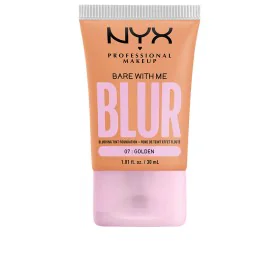 Liquid Make Up Base NYX Bare With Me Blur Nº 07- golden (30 ml) by NYX, Foundations - Ref: S05109967, Price: 11,02 €, Discoun...