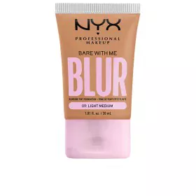 Base de Maquillaje Fluida NYX Bare With Me Blur Nº 09-light medium 30 ml de NYX, Bases - Ref: S05109968, Precio: 12,78 €, Des...