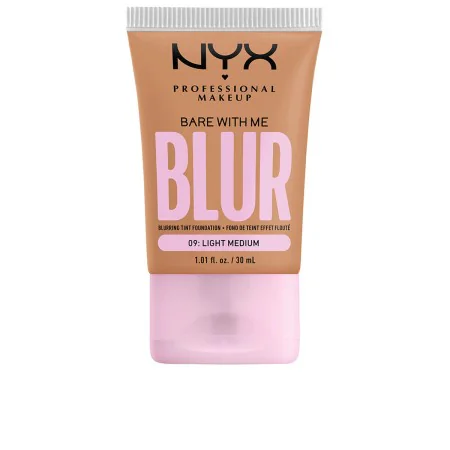 Base de Maquillaje Fluida NYX Bare With Me Blur Nº 09-light medium 30 ml de NYX, Bases - Ref: S05109968, Precio: 12,27 €, Des...