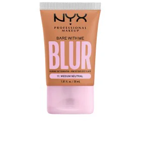 Base de Maquillage Crémeuse NYX Bare With Me Blur Nº 14 Medium tan 30 ml de NYX, Fonds de teint - Réf : S05109969, Prix : 11,...