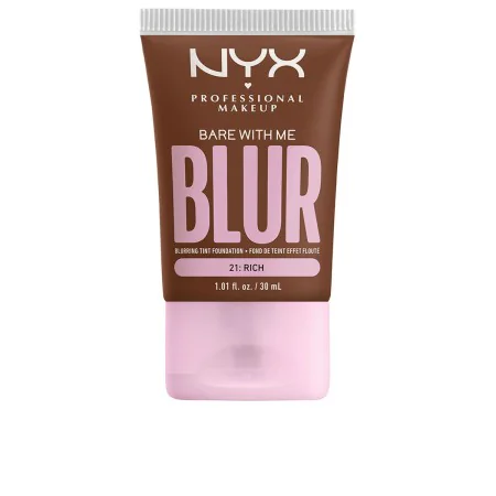 Crème Make-up Base NYX Bare With Me Blur Nº 21 Rich 30 ml by NYX, Foundations - Ref: S05109971, Price: 12,74 €, Discount: %