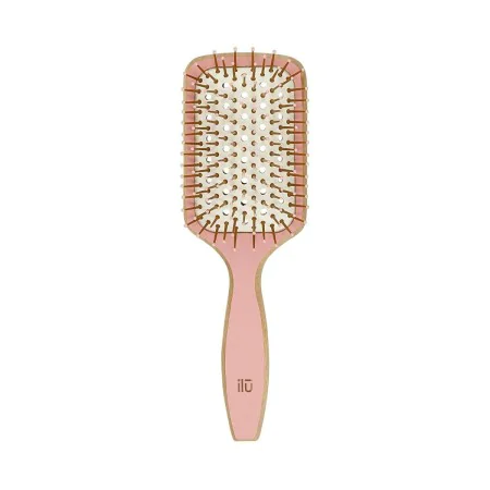 Detangling Hairbrush Ilū Bamboom Squared Pink by Ilū, Hairbrushes - Ref: S05110217, Price: 14,94 €, Discount: %