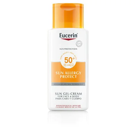 Sun Screen Gel Eucerin Sun Allergy Protect Cream Allergic skin 150 ml Spf 50 by Eucerin, Sun filters - Ref: S05110934, Price:...