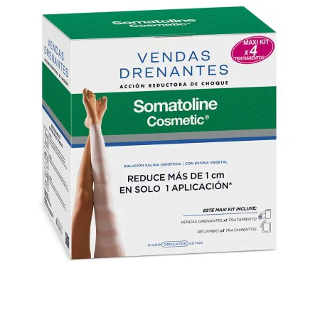 Bandages Somatoline 4 Pieces Draining by Somatoline, Firmers & Shapers - Ref: S05111501, Price: 55,37 €, Discount: %