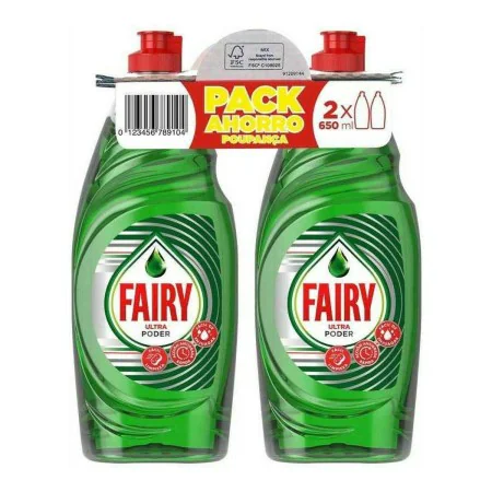 Liquide Vaisselle Fairy 8083935 650 ml (2 x 650 ml) de Fairy, Liquide vaisselle - Réf : S05111519, Prix : 10,12 €, Remise : %