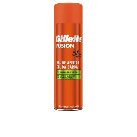 Gel de rasage Gillette Fusion Peau sensible 200 ml de Gillette, Gels et résines - Réf : S05112539, Prix : 6,92 €, Remise : %