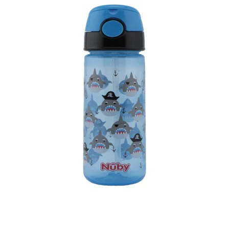 Copo de Aprendizagem Nûby Taza Tubarão 540 ml Azul de Nûby, Copos com bocais - Ref: S05113141, Preço: 12,40 €, Desconto: %