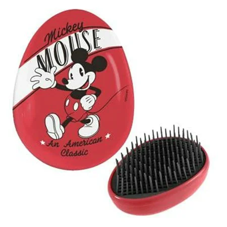 Detangling Hairbrush Disney Red Mickey Mouse 7 x 9 x 4 cm by Disney, Hairbrushes - Ref: S05113717, Price: 8,66 €, Discount: %