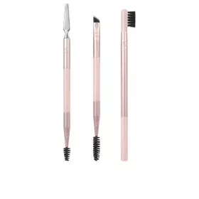 Conjunto de Pincéis de Maquilhagem Real Techniques Brow Styling Cor de Rosa 3 Peças de Real Techniques, Pincéis - Ref: S05114...