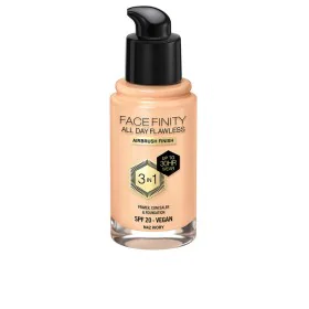 Base de Maquilhagem Cremosa Max Factor Face Finity All Day Flawless 3 em 1 Spf 20 Nº N42 Ivory 30 ml de Max Factor, Bases - R...