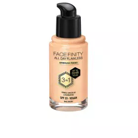 Base de Maquilhagem Cremosa Max Factor Face Finity All Day Flawless 3 em 1 Spf 20 Nº N42 Ivory 30 ml de Max Factor, Bases - R...